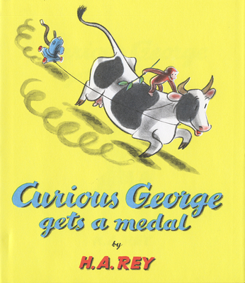 Curious George Gets a Medal B09L751YC1 Book Cover