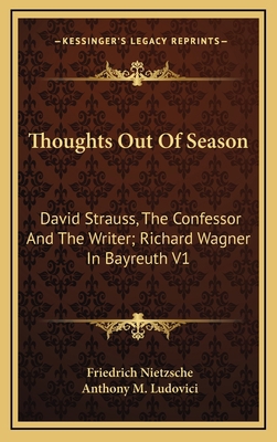 Thoughts Out of Season: David Strauss, the Conf... 1163408182 Book Cover