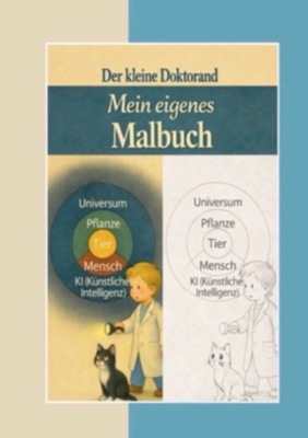 Der kleine Doktorand: Mein eigenes Malbuch [German] 3695744766 Book Cover