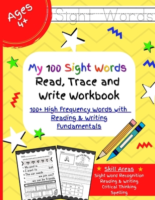 My 100 sight words read, trace and write workbo... B09DFM1T6N Book Cover