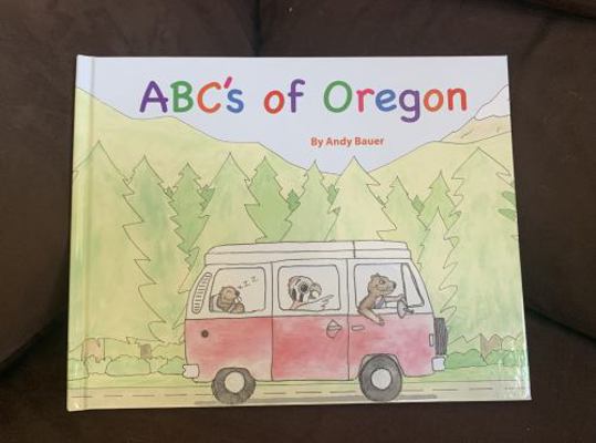 Hardcover ABC's of Oregon Book