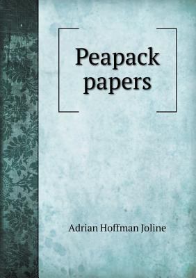 Peapack Papers 5518445474 Book Cover