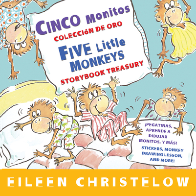 Five Little Monkeys Storybook Treasury/Cinco Mo... [Spanish] 0547745931 Book Cover