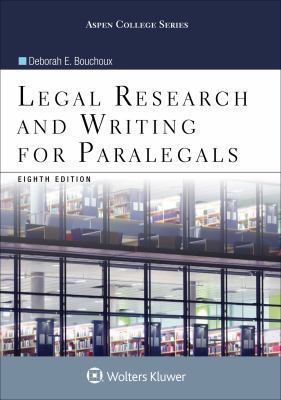 Legal Research and Writing for Paralegals 1454873353 Book Cover