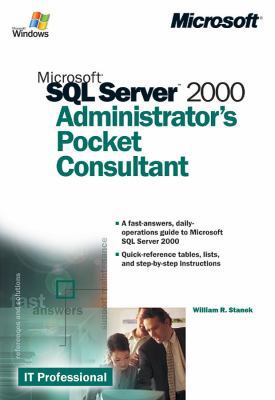 Microsoft SQL Server 2000 Administrator's Pocke... 0735611297 Book Cover