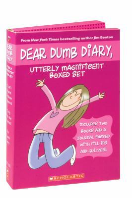 Dear Dumb Diary Boxed Set: Books #1-2 plus Diary 0545166837 Book Cover