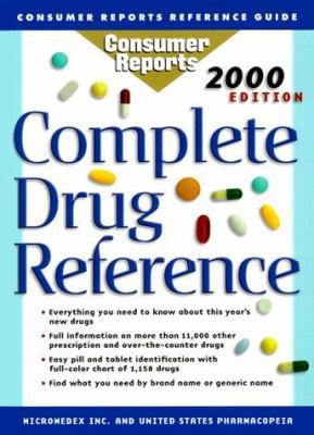 The Complete Drug Reference: 2000 Edition (Cons... 0890439281 Book Cover