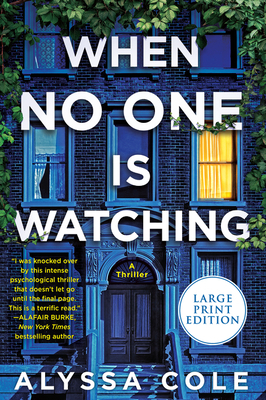 When No One Is Watching: An Edgar Award Winner [Large Print] 0063029510 Book Cover