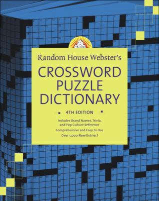 Random House Webster's Crossword Puzzle Diction... 0375721312 Book Cover