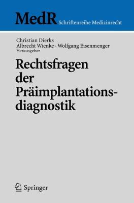 Rechtsfragen Der Präimplantationsdiagnostik [German] 3540450424 Book Cover