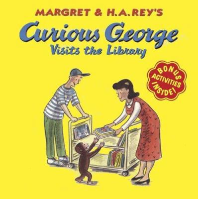 Curious George Visits the Library B09L76P5XM Book Cover