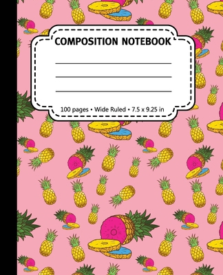 Composition Notebook: 100 pages Wide Ruled, 7.5... 1072274809 Book Cover
