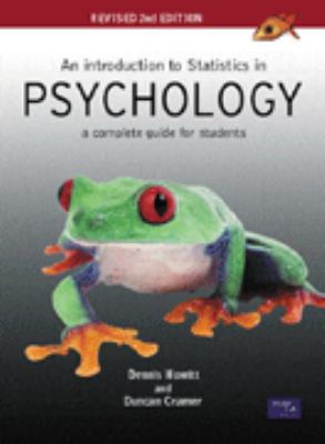 An Introduction to Statistics in Psychology 0131399829 Book Cover