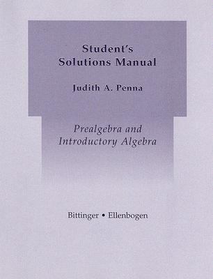 Prealgebra and Introductory Algebra Student's S... 0321255860 Book Cover