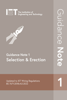 Guidance Note 1: Selection & Erection 1839532300 Book Cover