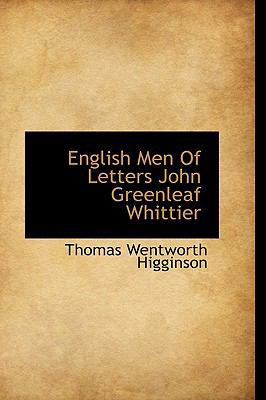 English Men of Letters John Greenleaf Whittier 0559981139 Book Cover