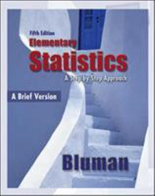 Elementary Statistics: A Brief Version: A Step ... 0077359429 Book Cover