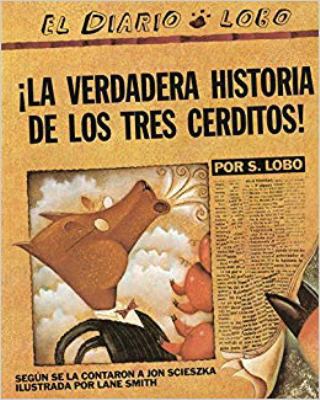 ¡La verdadera historia de los tres cerditos! 0590459090 Book Cover