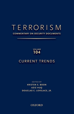 Terrorism: Comm SEC Docs V104 Terr C 0195398084 Book Cover