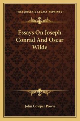 Essays On Joseph Conrad And Oscar Wilde 1162975296 Book Cover