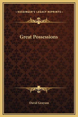 Great Possessions 1169242189 Book Cover