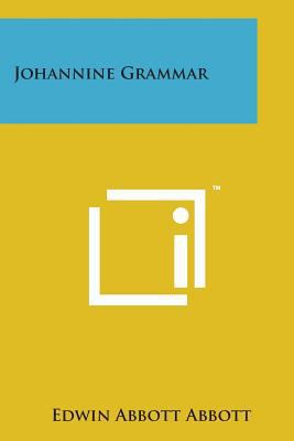 Johannine Grammar 1169981232 Book Cover