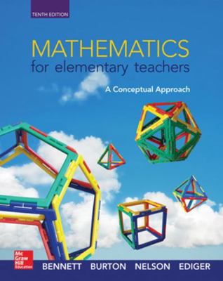Mathematics for Elementary Teachers: A Conceptu... 0078035651 Book Cover