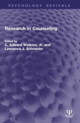Research in Counseling 103277407X Book Cover
