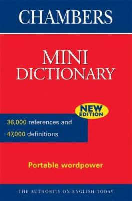 Chambers Mini Dictionary 0550102183 Book Cover