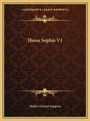 Theou Sophia V1 1162597550 Book Cover