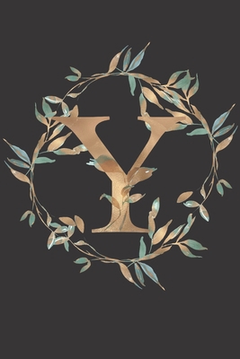 Y: Monogrammed Journal For Women. Beautiful Lea... 1670306216 Book Cover