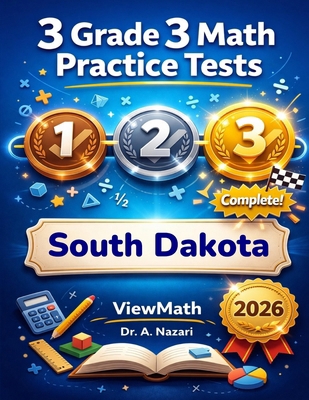3 South Dakota SBA Grade 3 Math Practice Tests:... B0GW1SFZCY Book Cover