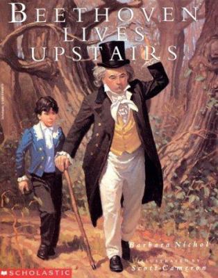 Beethoven Lives Upstairs (Orchard Paperbacks) 0531071189 Book Cover