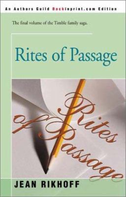 Rites of Passage 0595166261 Book Cover