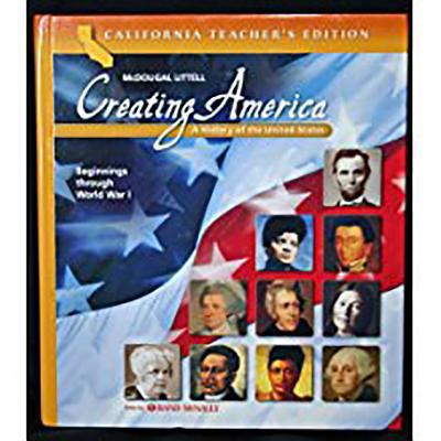 Creating America California: Teacher Edition Co... 0618559515 Book Cover