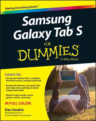 Samsung Galaxy Tab S For Dummies 1119005744 Book Cover