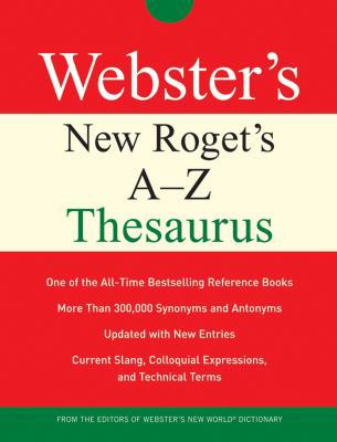 Webster's New Roget's A-Z Thesaurus 0470177764 Book Cover