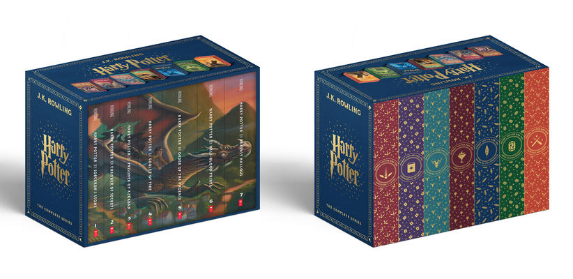 Harry Potter Paperback Box Set Books 1-7 (Stenc... 1546172882 Book Cover