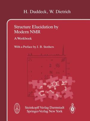 Structure Elucidation by Modern NMR: A Workbook 3798507872 Book Cover
