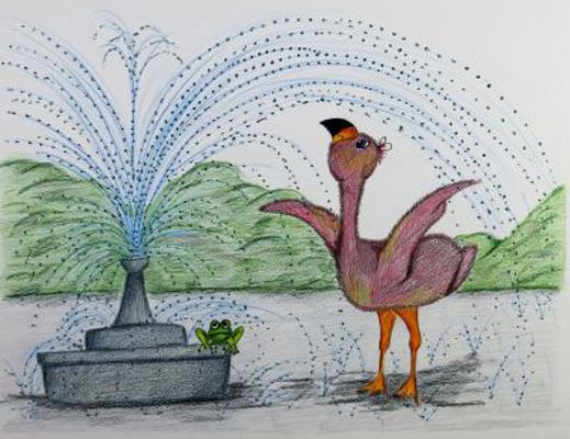 Hardcover The Cucumber Flamingo Book