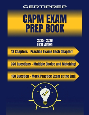 CertiPrep - CAPM Exam Prep Book 2025-2026 B0G1QRCFDR Book Cover