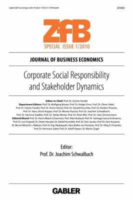 Corporate Social Responsibility and Stakeholder... 3834919950 Book Cover