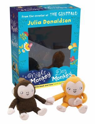 Night Monkey, Day Monkey Book and Plush Gift Set 1405275537 Book Cover
