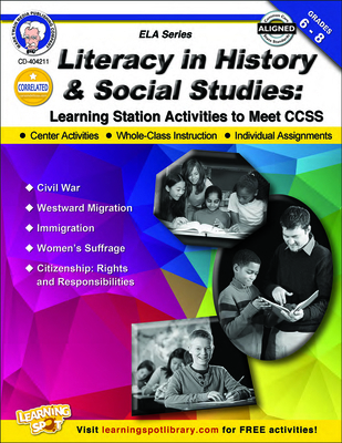 Literacy in History and Social Studies, Grades ... 162223460X Book Cover