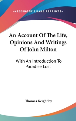 An Account Of The Life, Opinions And Writings O... 0548235406 Book Cover