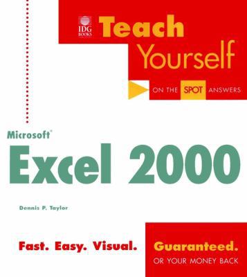 Teach Yourself Microsoft Excel 2000 0764532855 Book Cover