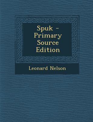 Spuk - Primary Source Edition [German] 1294573071 Book Cover