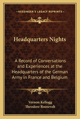 Headquarters Nights: A Record of Conversations ... 1162636939 Book Cover