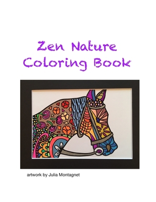 Zen Nature Coloring Book 0578564157 Book Cover