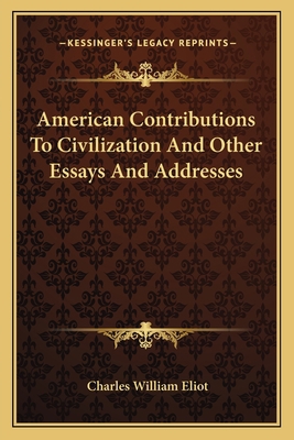 American Contributions To Civilization And Othe... 1163720747 Book Cover